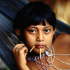 ADLM Yanomami Girl © Sam Valadi : FLICKR