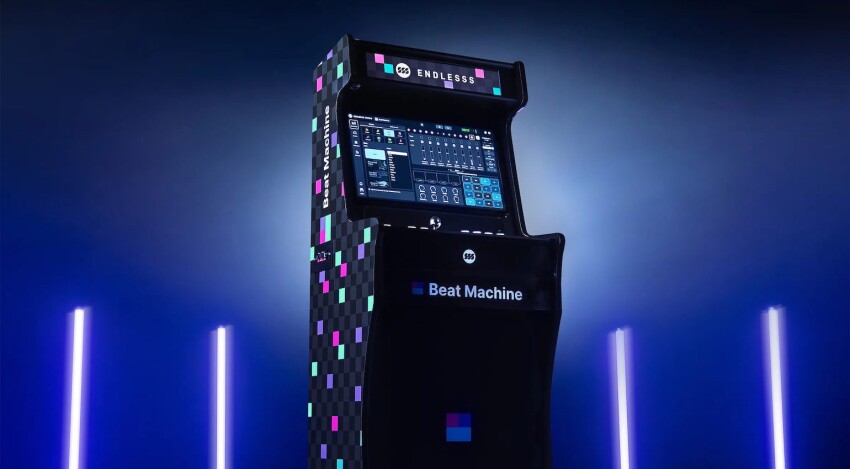 Beat Machine, une borne d’arcade transformée en studio de production