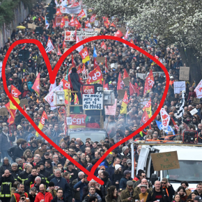 Grévistes © Damien Meyer AFP RAdio Nova