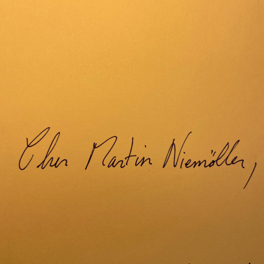 Cher Martin Niemöller © RADIO NOVA