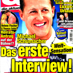 DIE AKTUEL SCHUMACHER EN UNE © DIE AKTUEL