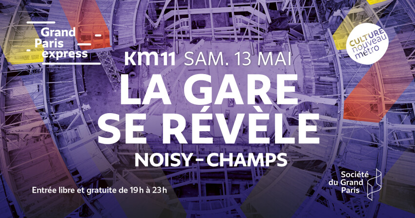 Avec le KM11 à Noisy – Champs, Radio Nova fête le chantier du Grand Paris Express