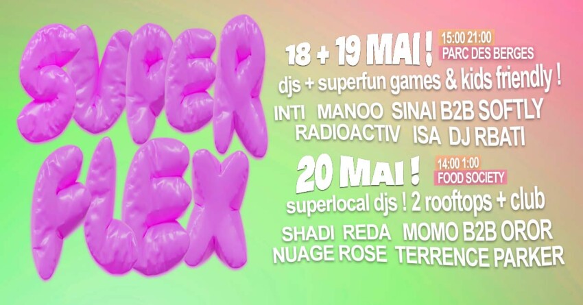 3 days Open Air : Art Feast présente Superflex, le festival Éclair du 18 au 20 mai 2023 | Lyon