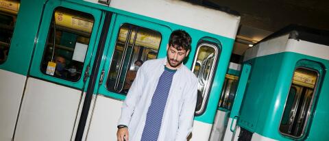 Mr Giscard prend le métro