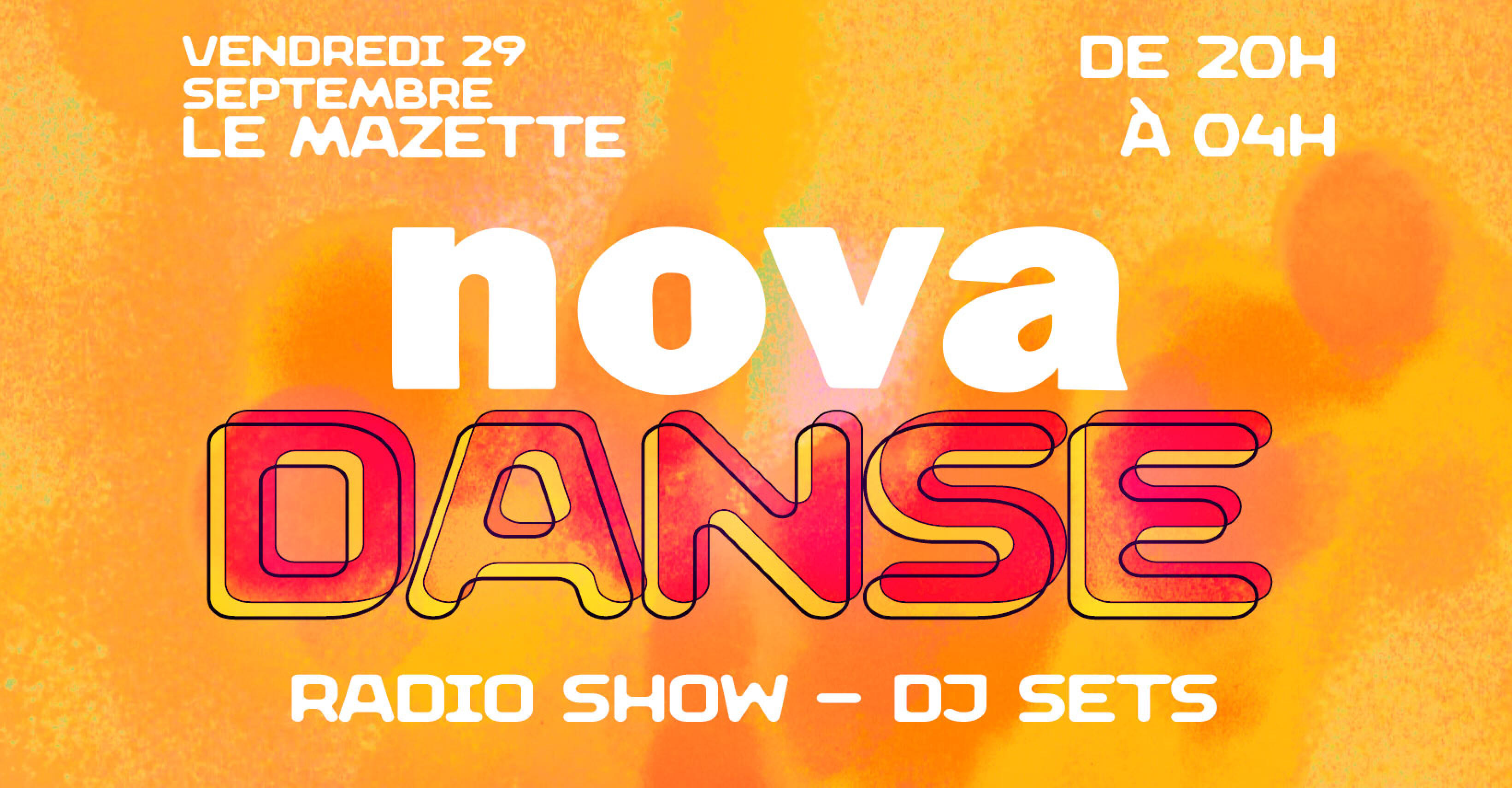 Cette saison, nos soirées “Nova Danse” prennent résidence au Mazette