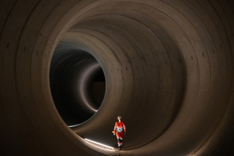 Un tunnel souterrain londonien