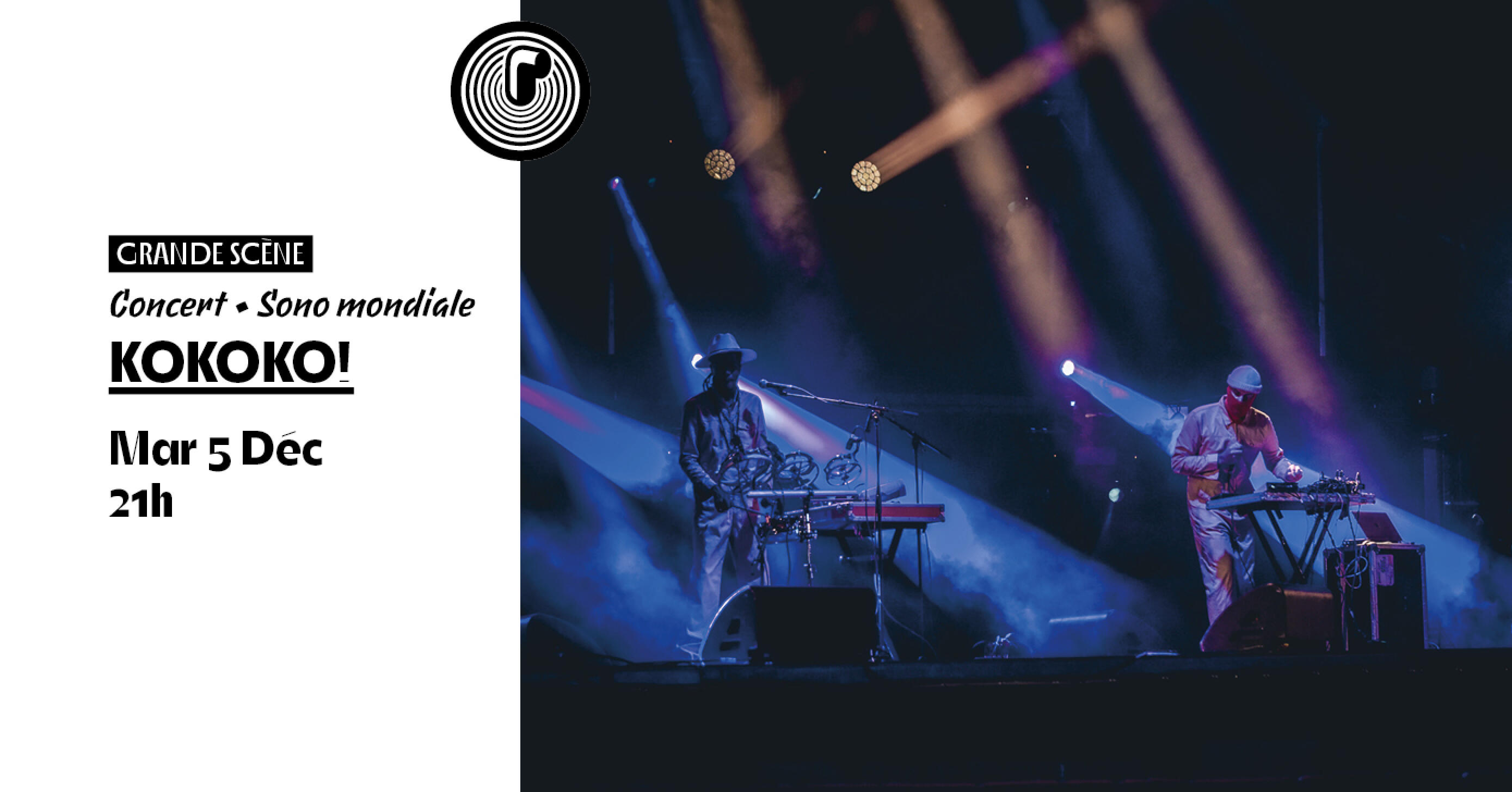 Kokoko ! en concert au Périscope le 5 décembre 2023 – Lyon