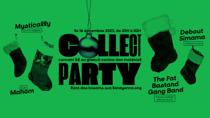 Collect Party à La Rayonne, le 16 décembre 2023 | Villeurbanne (69)