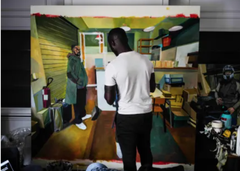 Rakajoo, boxeur et peintre, sorti de Kourtrajmé