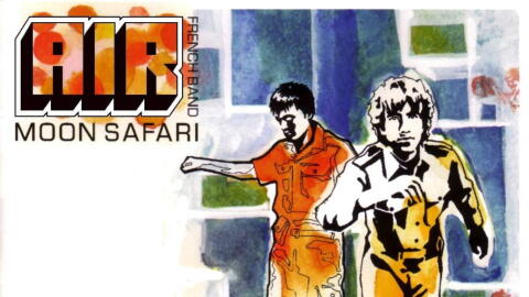 © Air, Pochette de "Moon Safari"