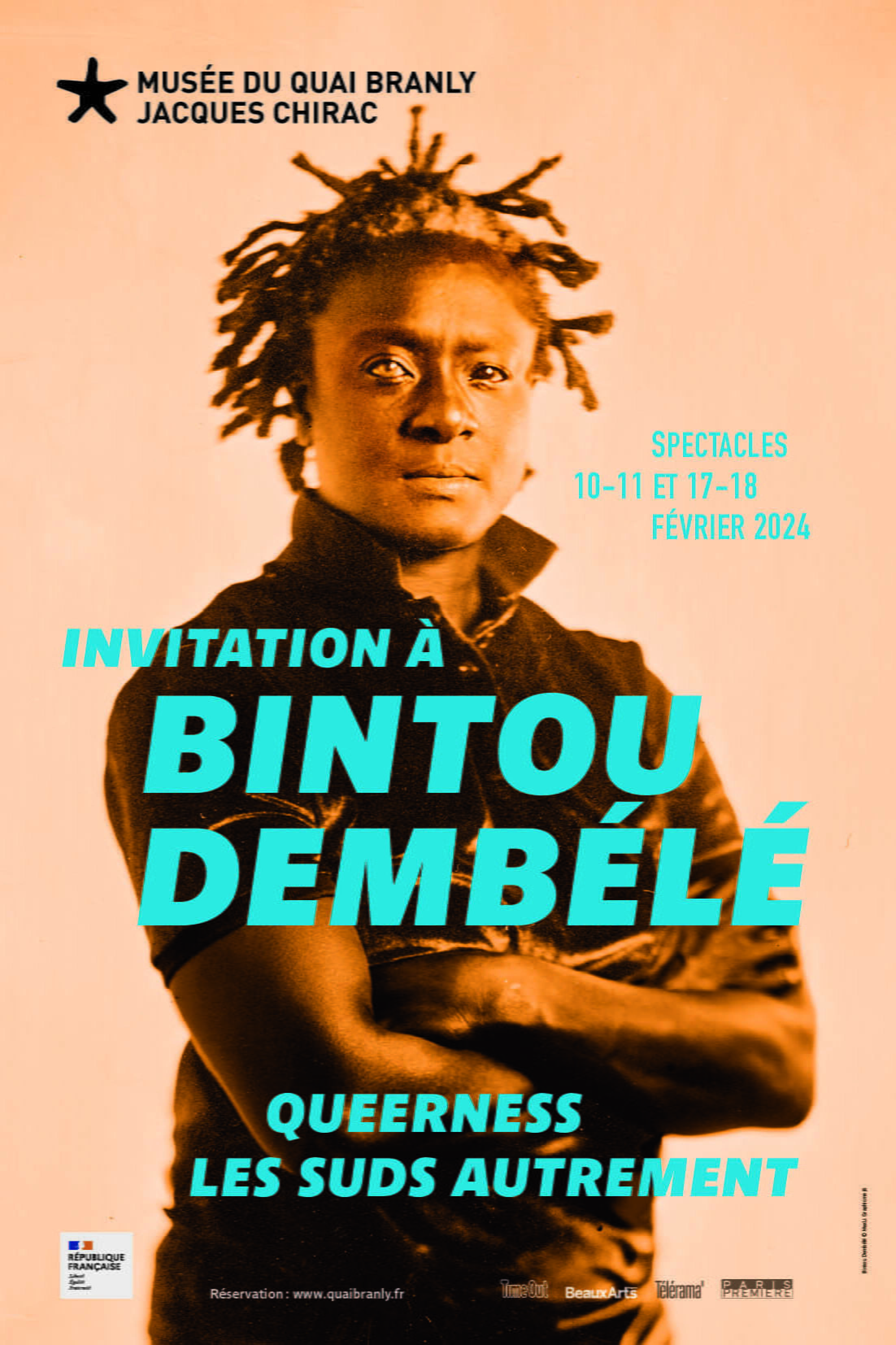 
Affiche de l'exposition "Queerness, les Suds autrement"
