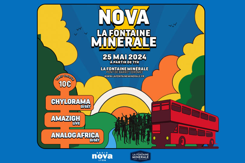 Radio Nova X la Fontaine Minérale le 25 Mai ! - Drôme