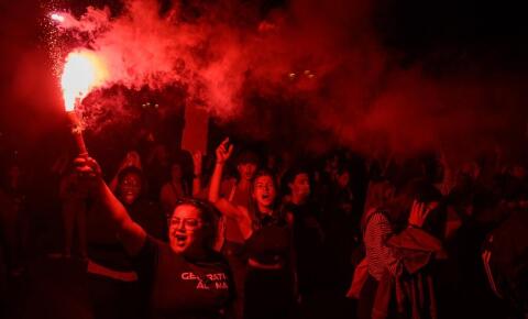 Photo d'une manifestation française le 10 juin / Ed JONES / AFP