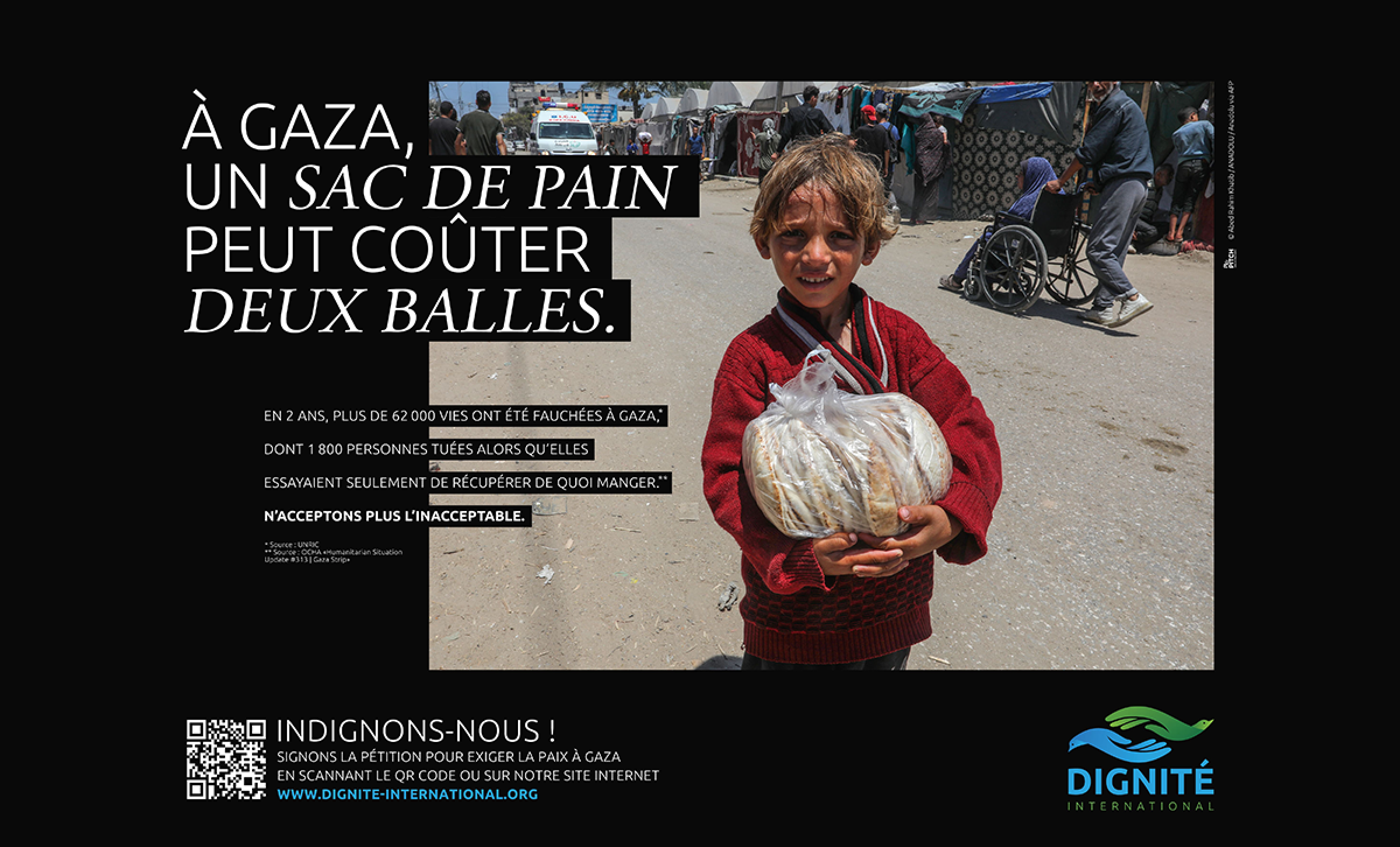 Gaza : Face à l’urgence humanitaire, DIGNITÉ International lance un appel à l’action