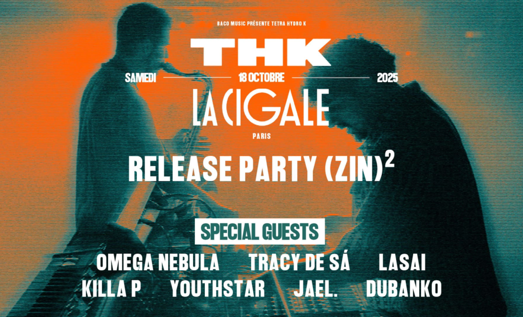 Gagnez vos places pour la Release party explosive de l’album (ZIN)² de THK à la Cigale