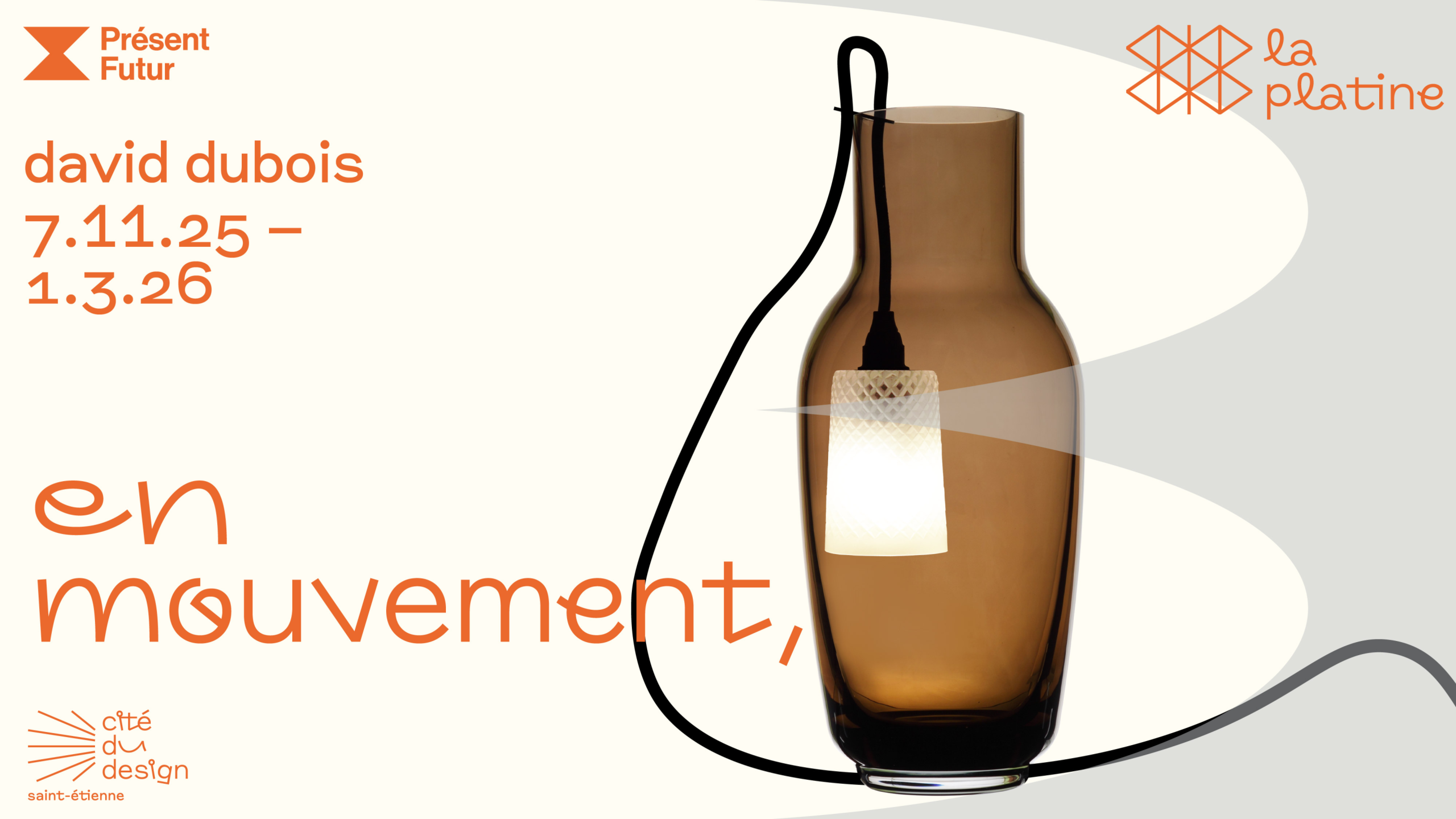 Gagnez vos places pour l’exposition “en mouvement” de David Dubois à la Cité du design de Saint-Étienne