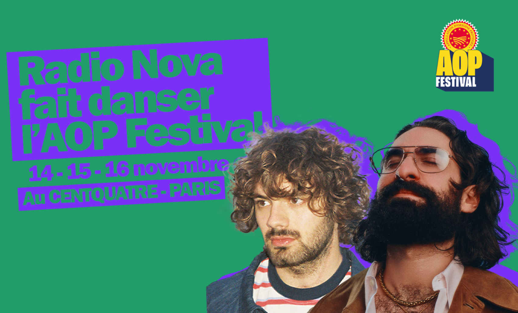 L'AOP Festival : Le CENTQUATRE-PARIS se transforme en marché gourmand et festif avec Radio Nova à la programmation musicale