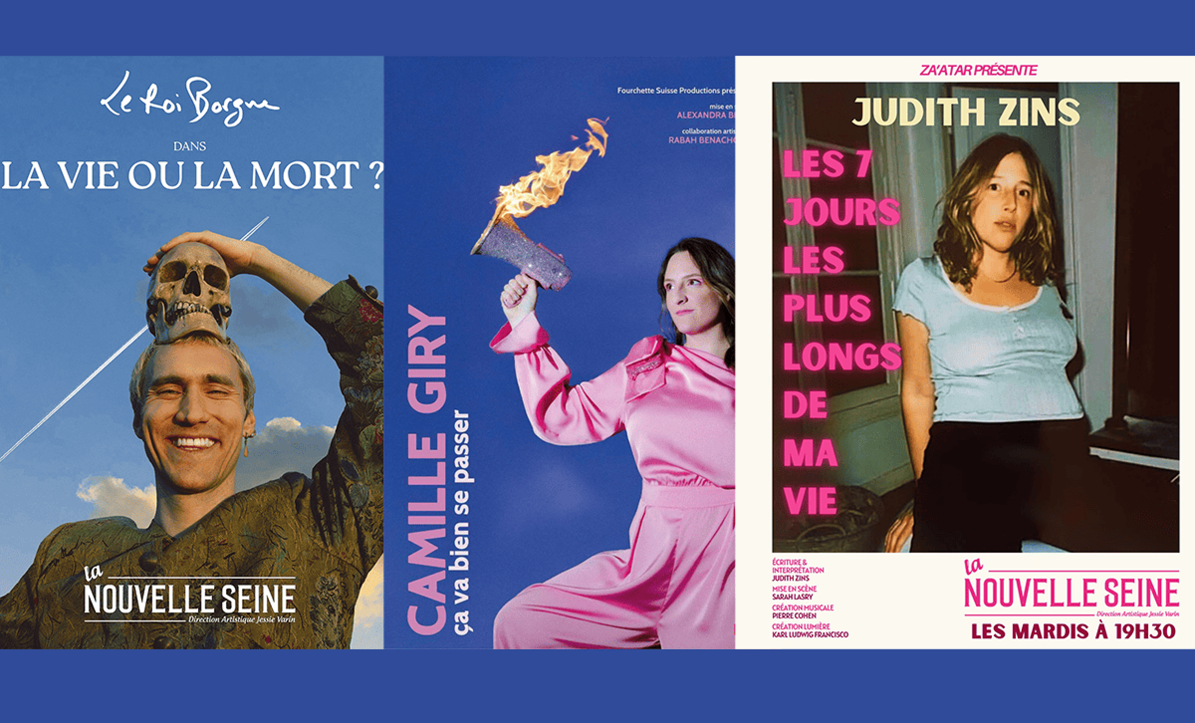 Gagnez vos places pour les spectacles à La Nouvelle Seine : de l’humour philosophique au stand-up féministe, en passant par le récit intime !