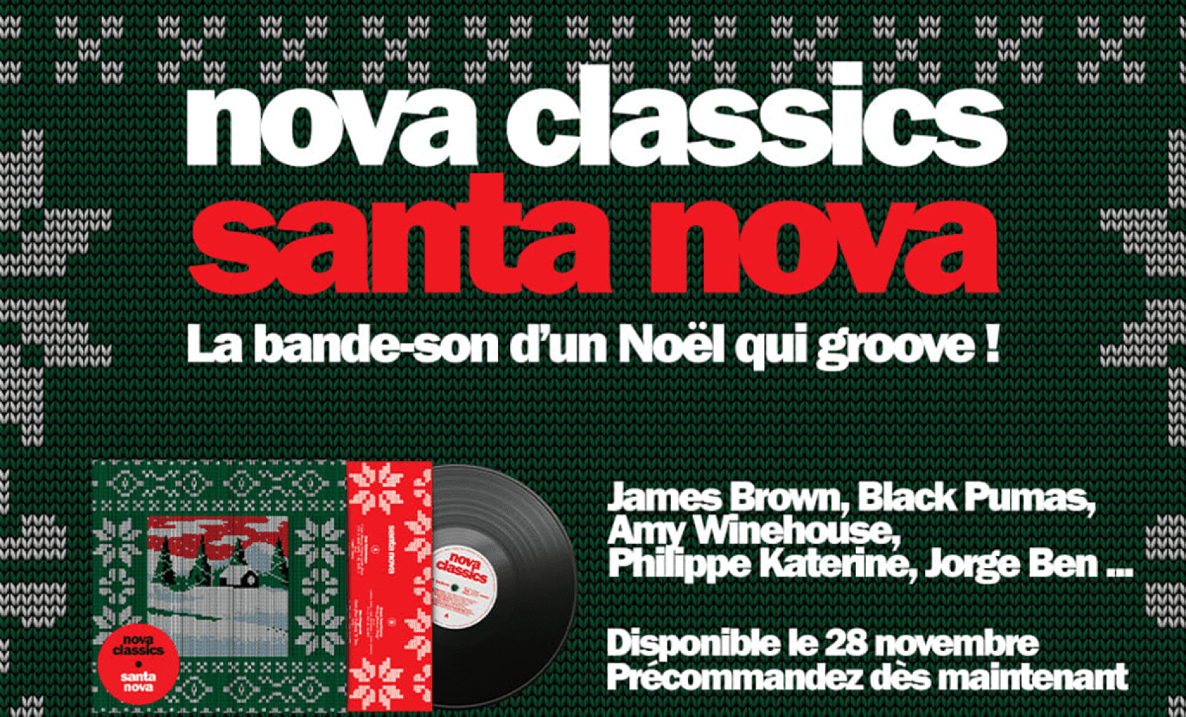 Nova Classics : notre vinyle "Santa Nova" débarque pour réchauffer Noël