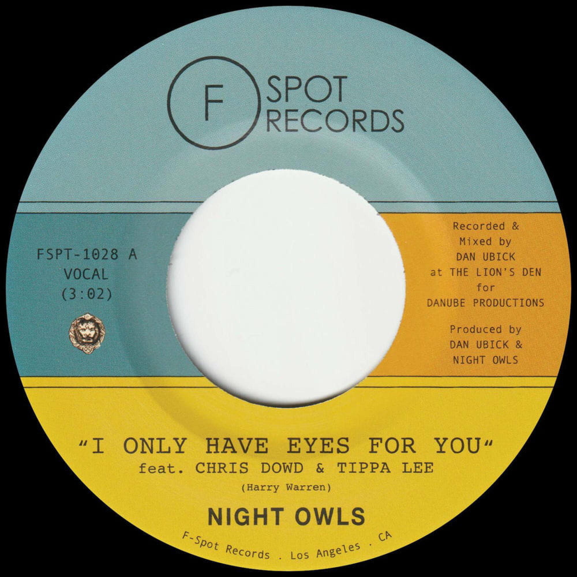 NIGHT OWLS [+] CHRIS DOWD – I ONLY HAVE EYES FOR YOU