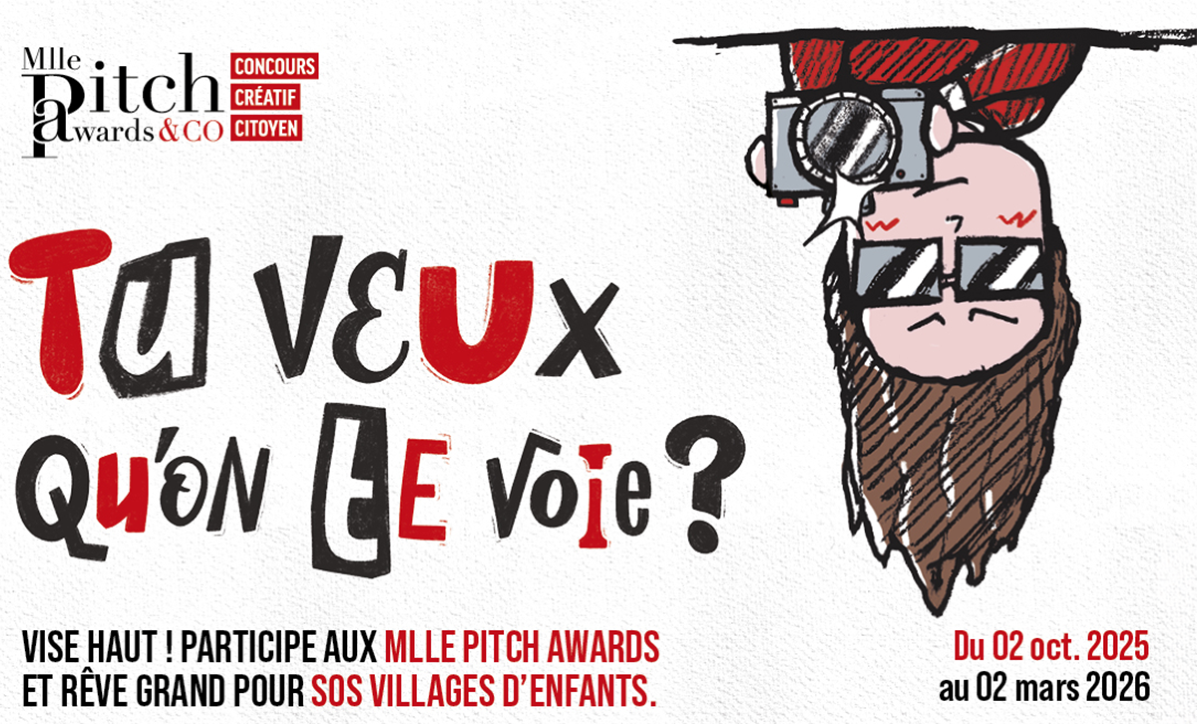 Mlle Pitch Awards 2026 : Appel à l’audace créative pour défendre la fratrie avec SOS Villages d’Enfants
