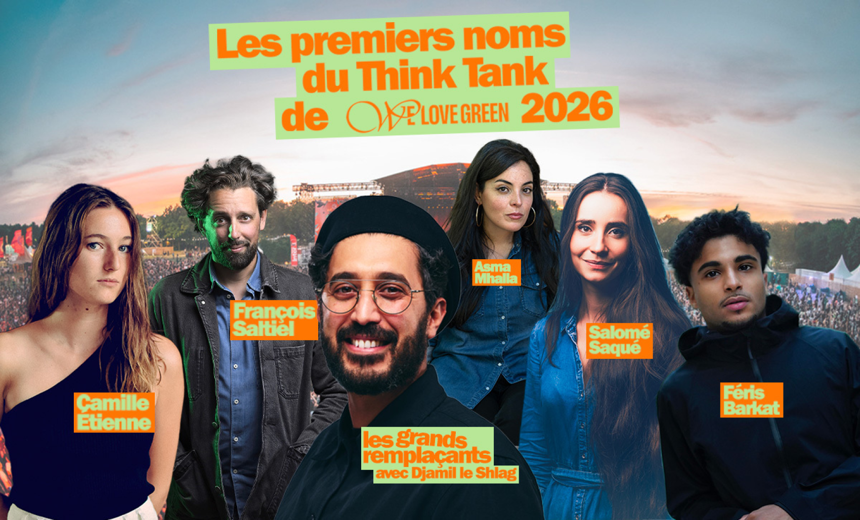 L’émission Les grands remplaçants animée par Djamil Le Shlag s'invite en direct du Think Tank de We Love Green !