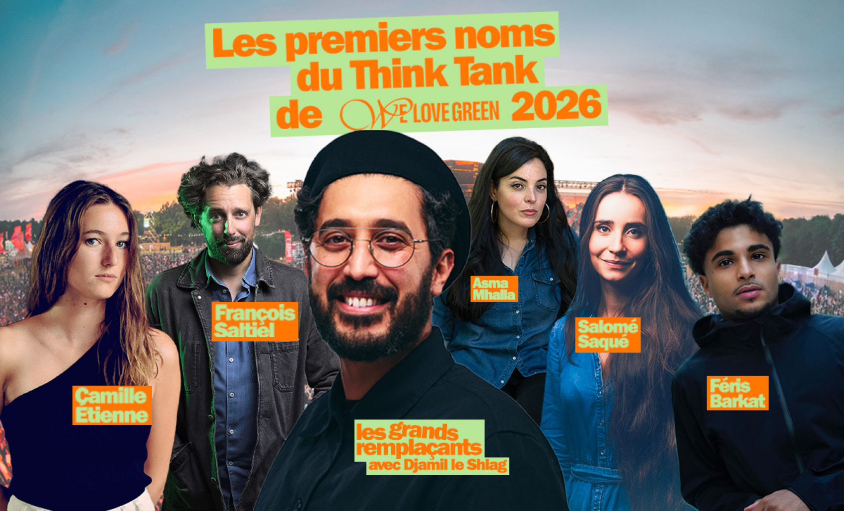 L’émission Les grands remplaçants animée par Djamil Le Shlag s'invite en direct du Think Tank de We Love Green !