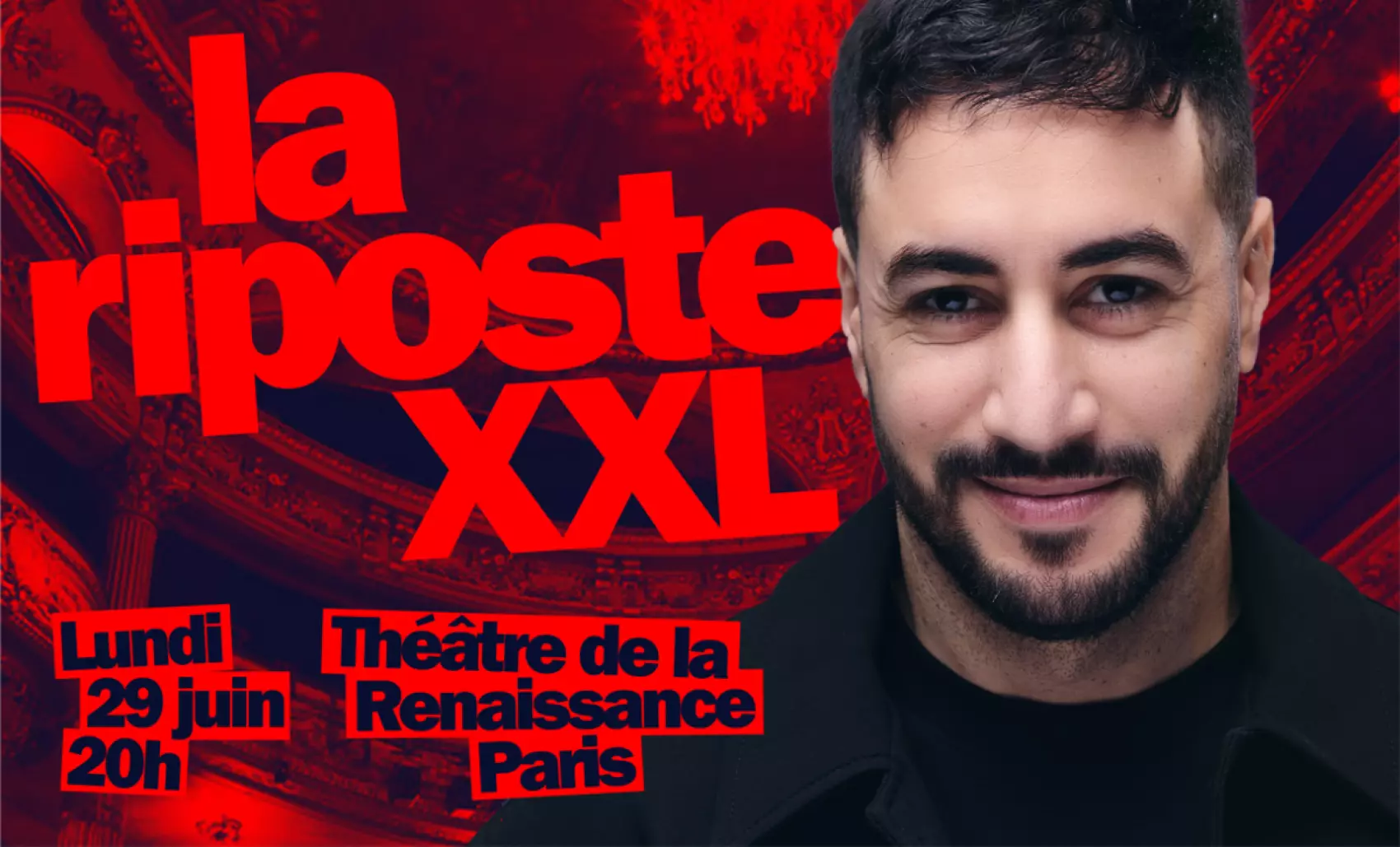 Le lundi 29 juin, "La riposte" débarque au Théâtre de la Renaissance pour une fin de saison en apothéose !