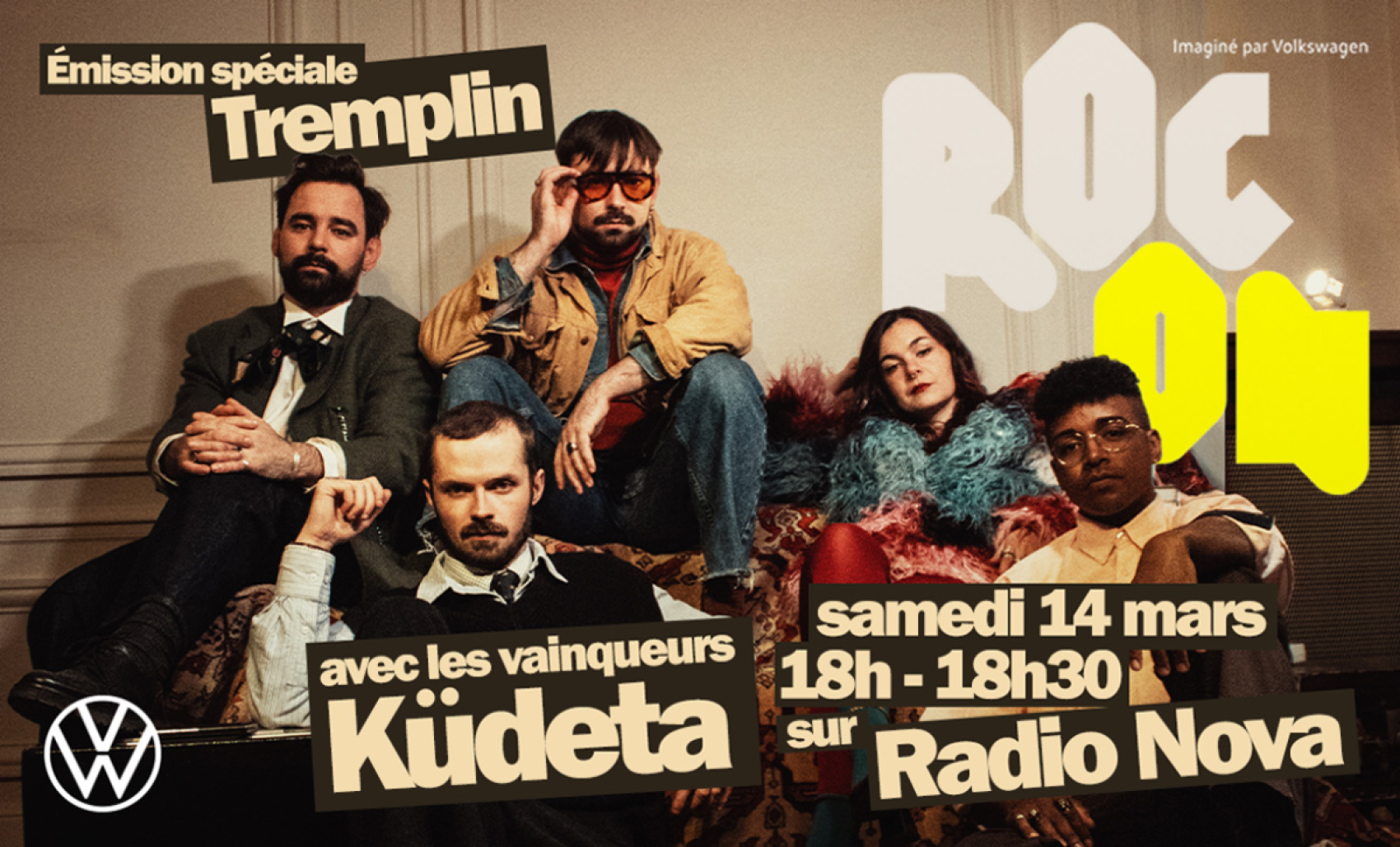 Retrouvez Küdeta, les grands gagnants du Tremplin Roc-On, de passage sur l’antenne de Radio Nova !   