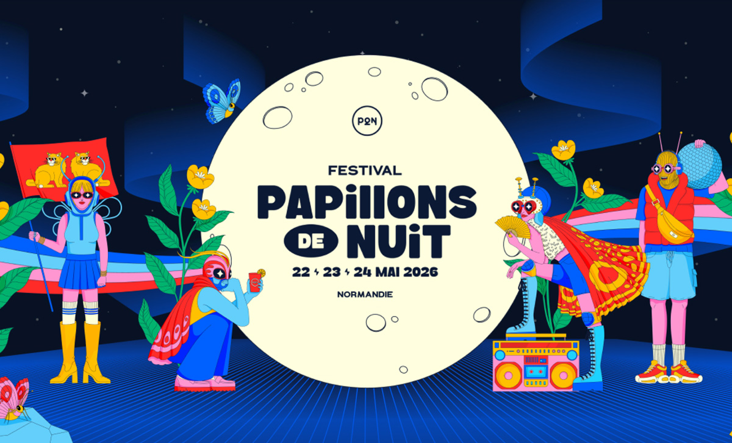 Le festival Papillons de Nuit, prend à nouveau son envol dans le ciel Normand
