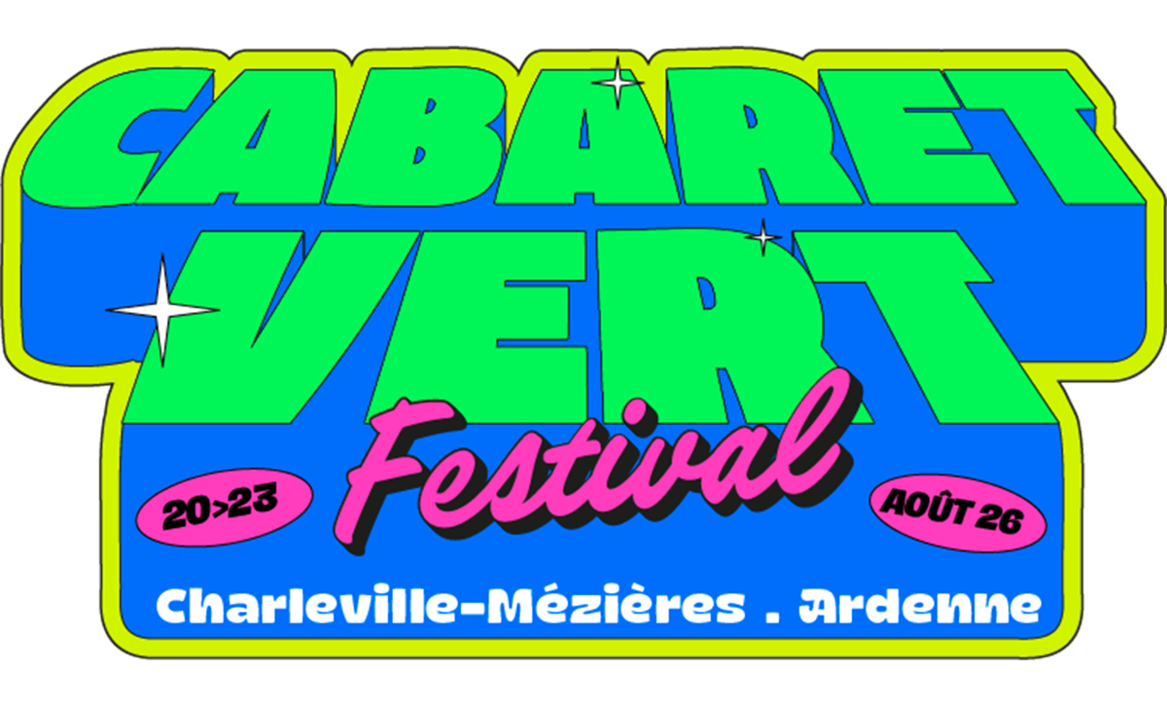 Retrouvez la programmation XXL, et en dentelle, du festival Cabaret Vert, du 20 au 23 août 2026 !