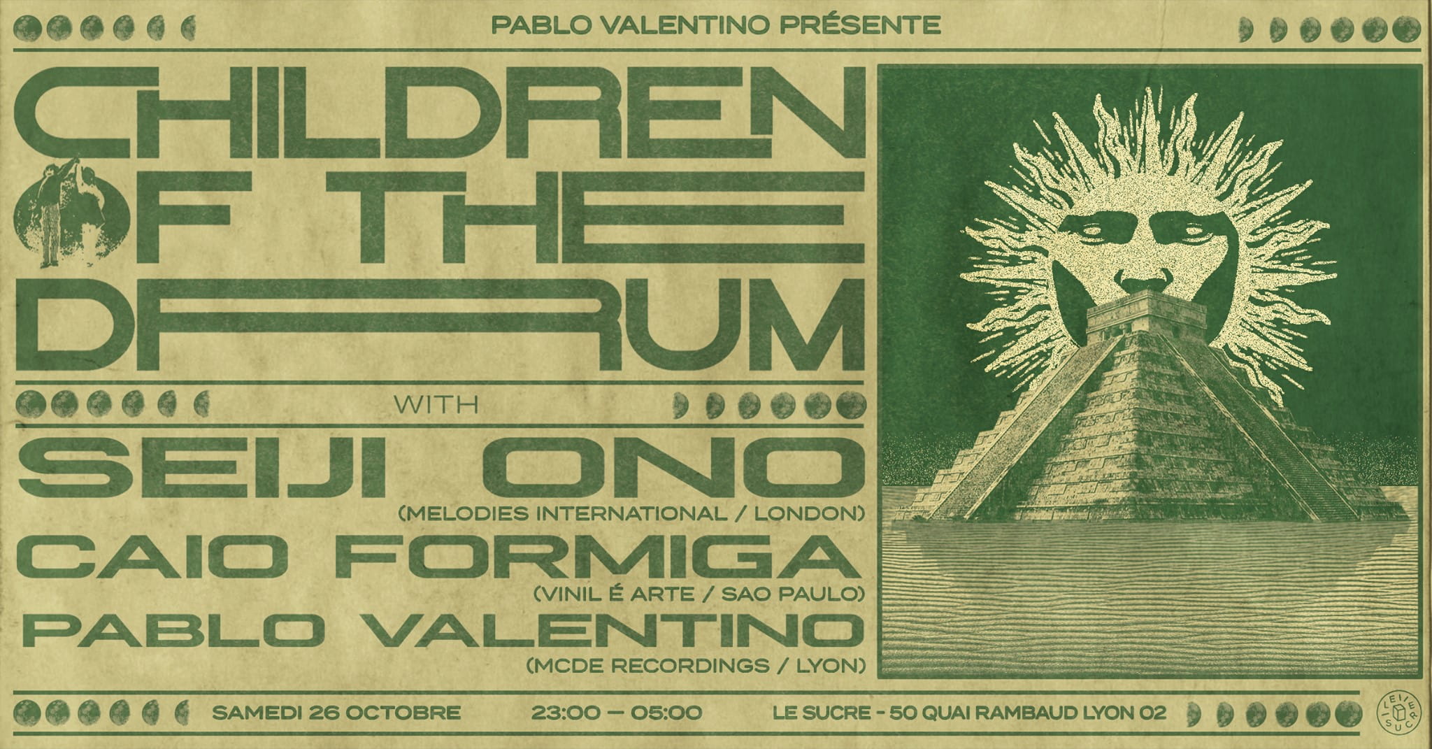 Children of the Drum invite Seiji Ono au Sucre Lyon Radio Nova