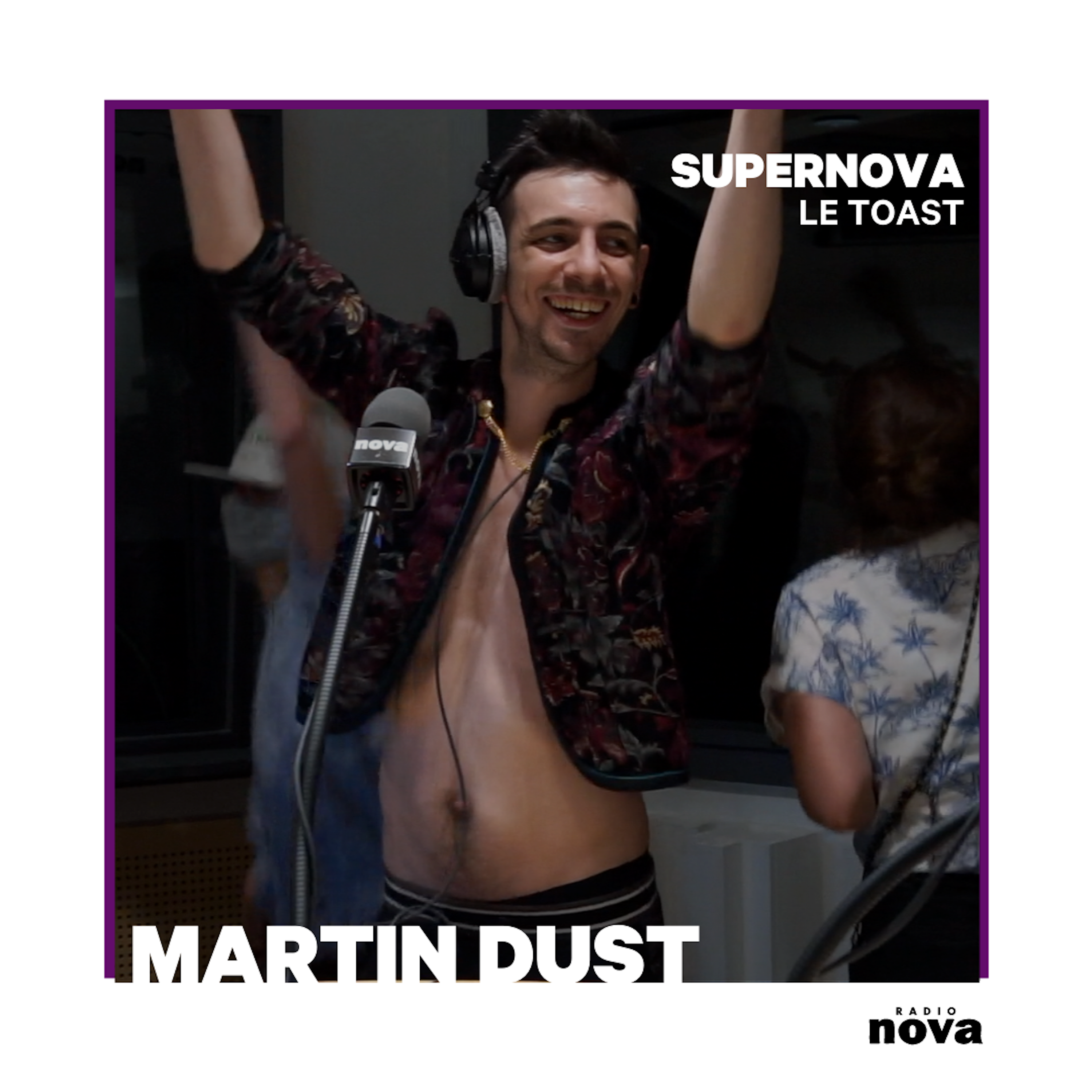 Martin Dust porte un Toast à la musique