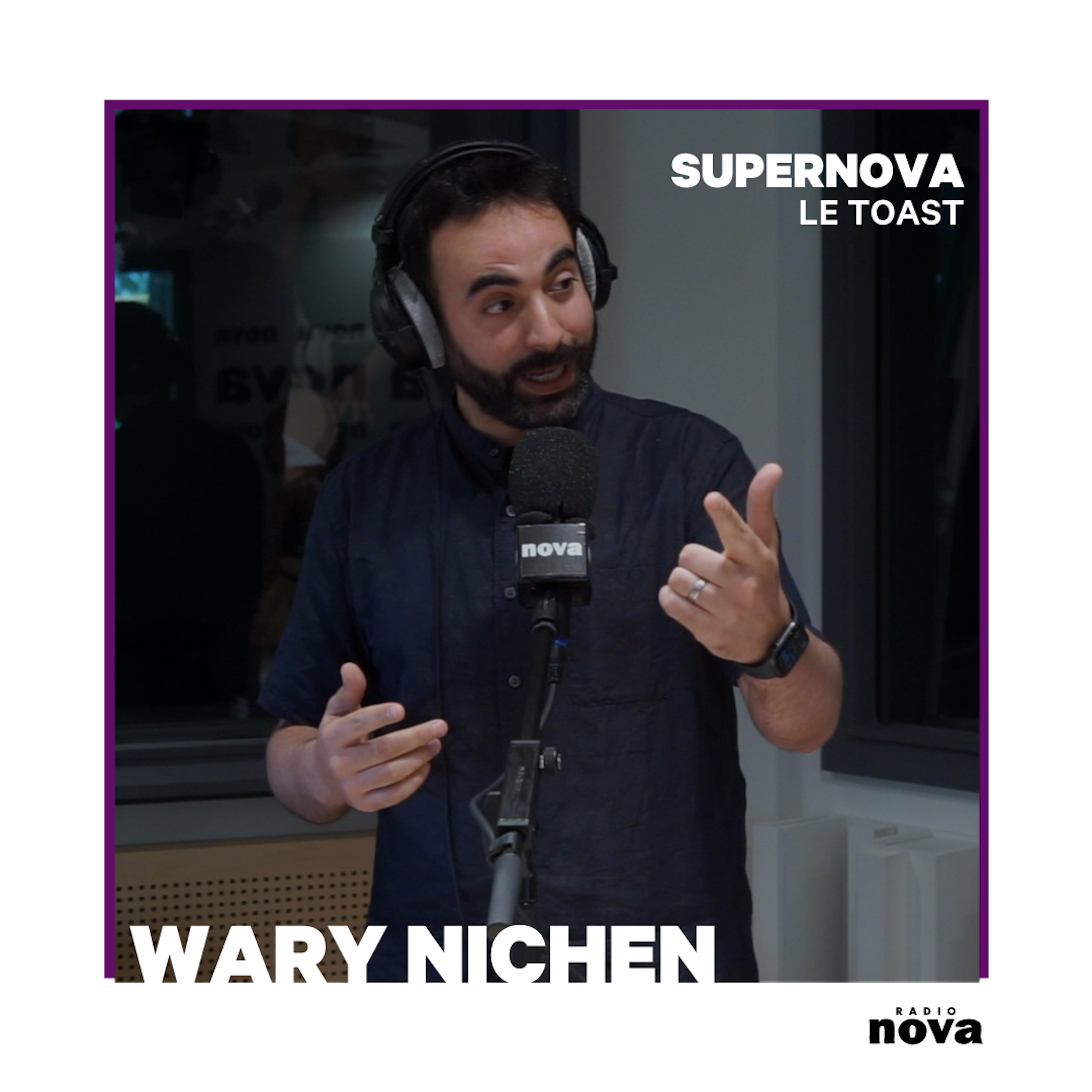 Wary Nichen porte un Toast à Roland-Garros