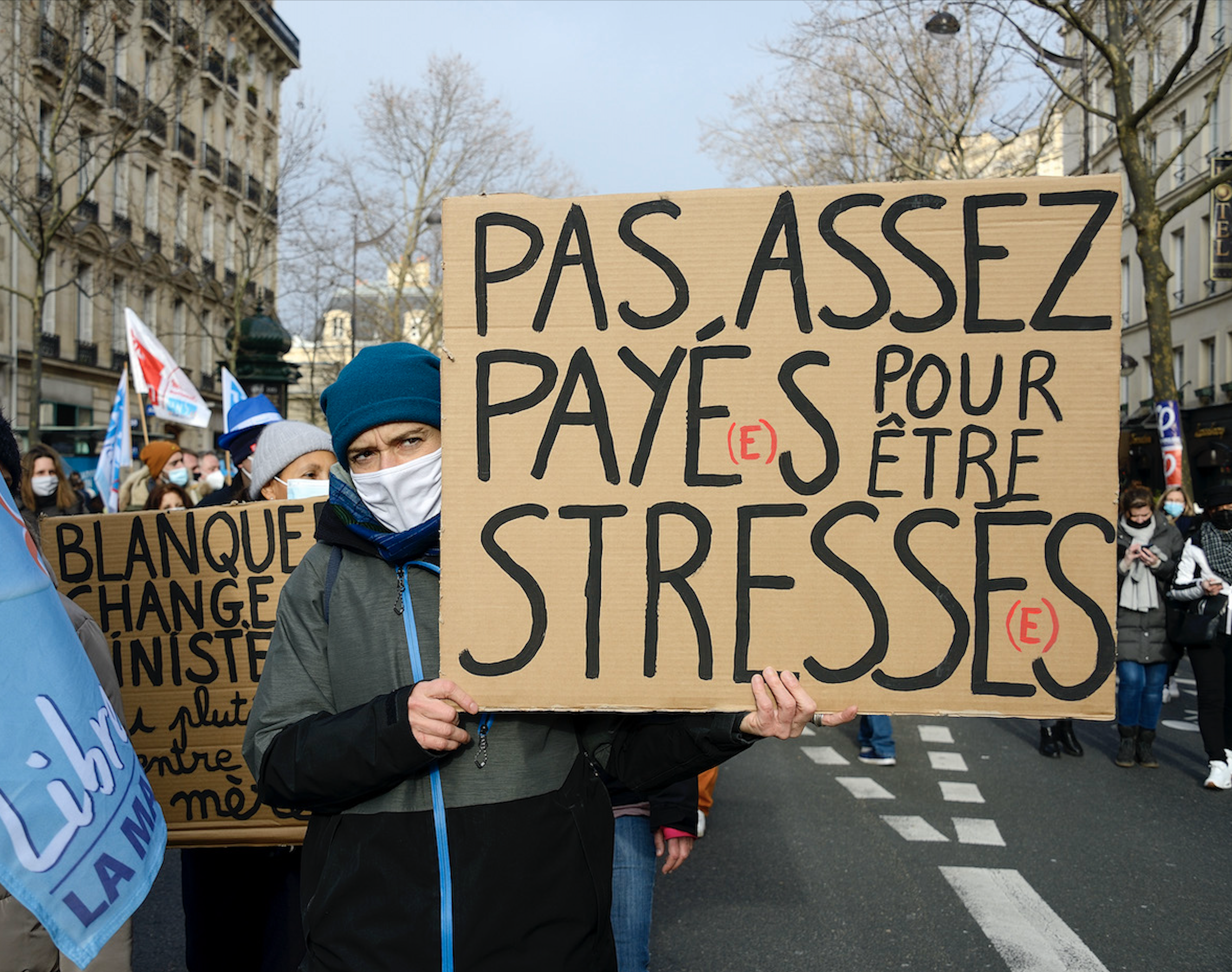 Grève et manifestation dans l'Éducation Nationale©Gettyimages/Francois GOUDIER / Contributeur