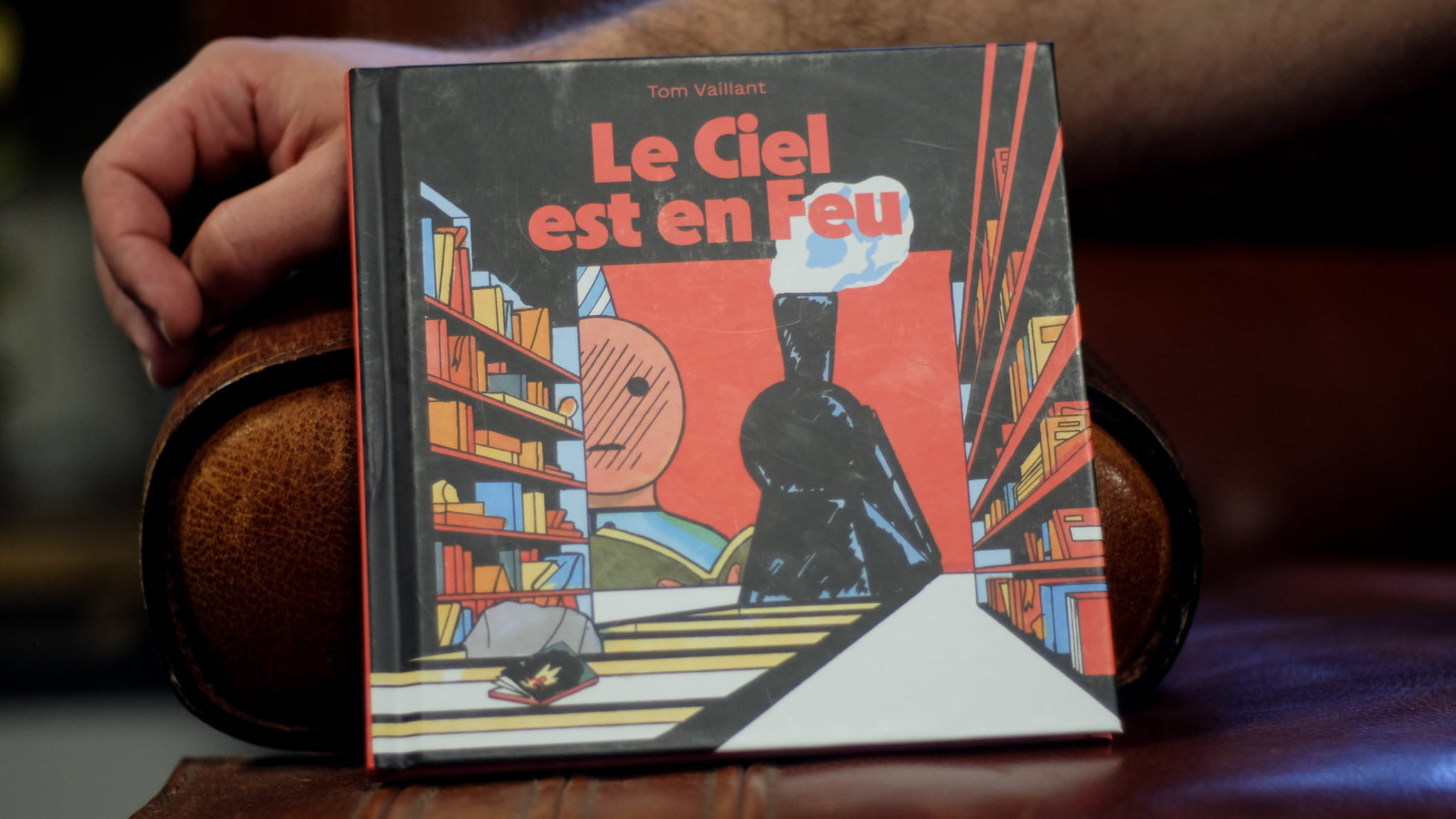 Maxime Gueugneau est transpirant, à la bourre mais content!