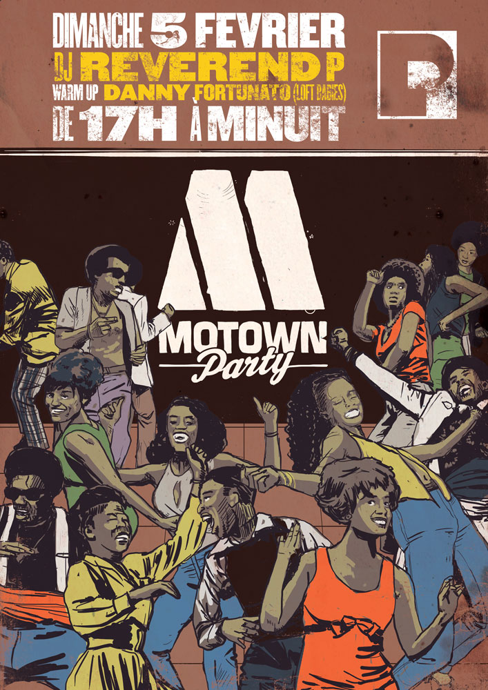 MOTOWN dans les 70’s, la version Disco, avec des raretés que nous apporte le DJ REVEREND P !