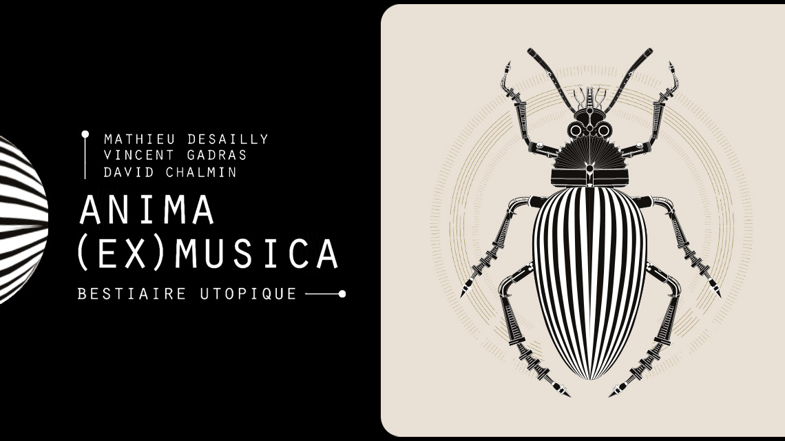 Anima (Ex) Musica anime des insectes géants fabriqués à base d’instruments de musique recyclés